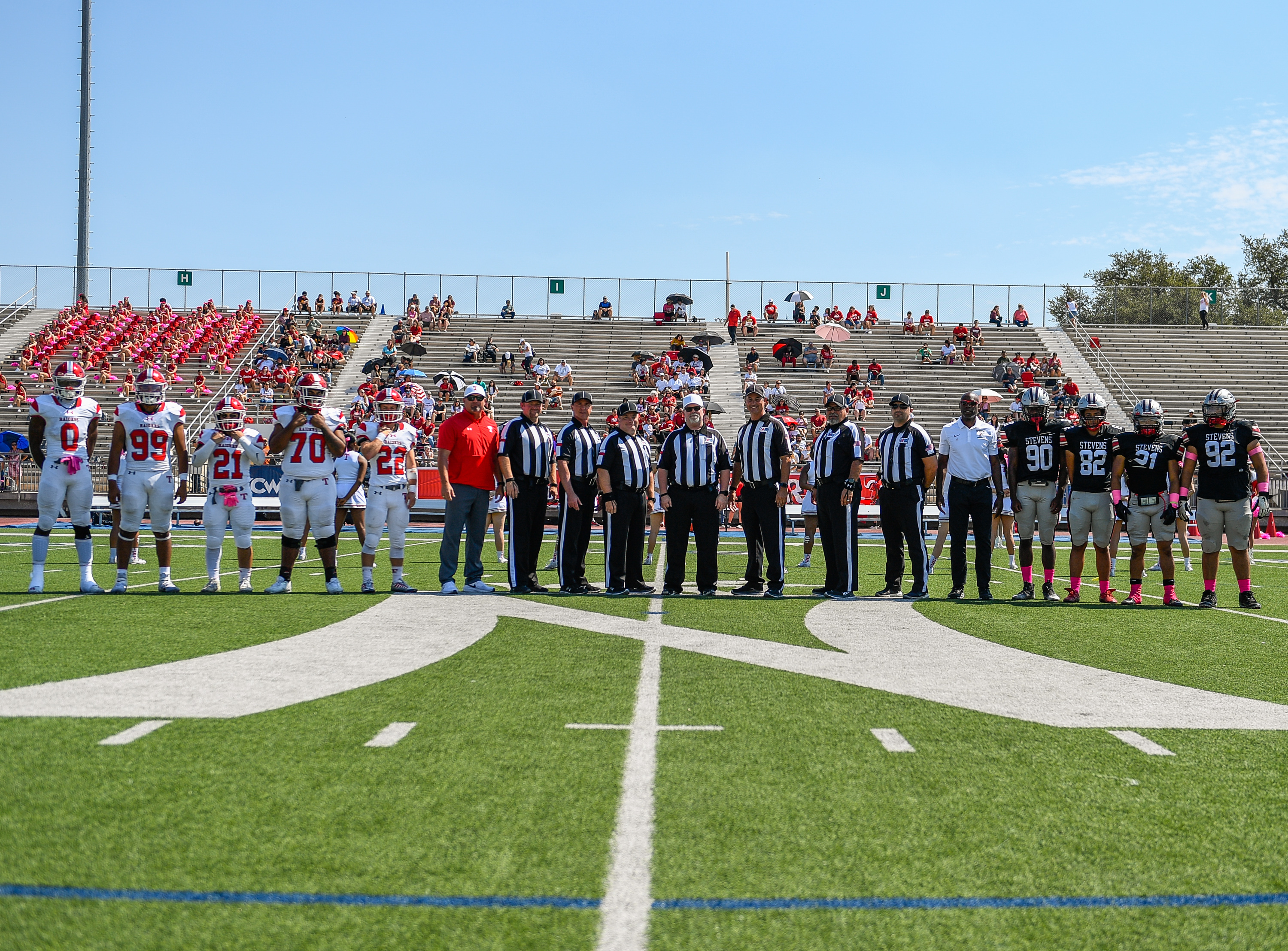Football Honoring Officials