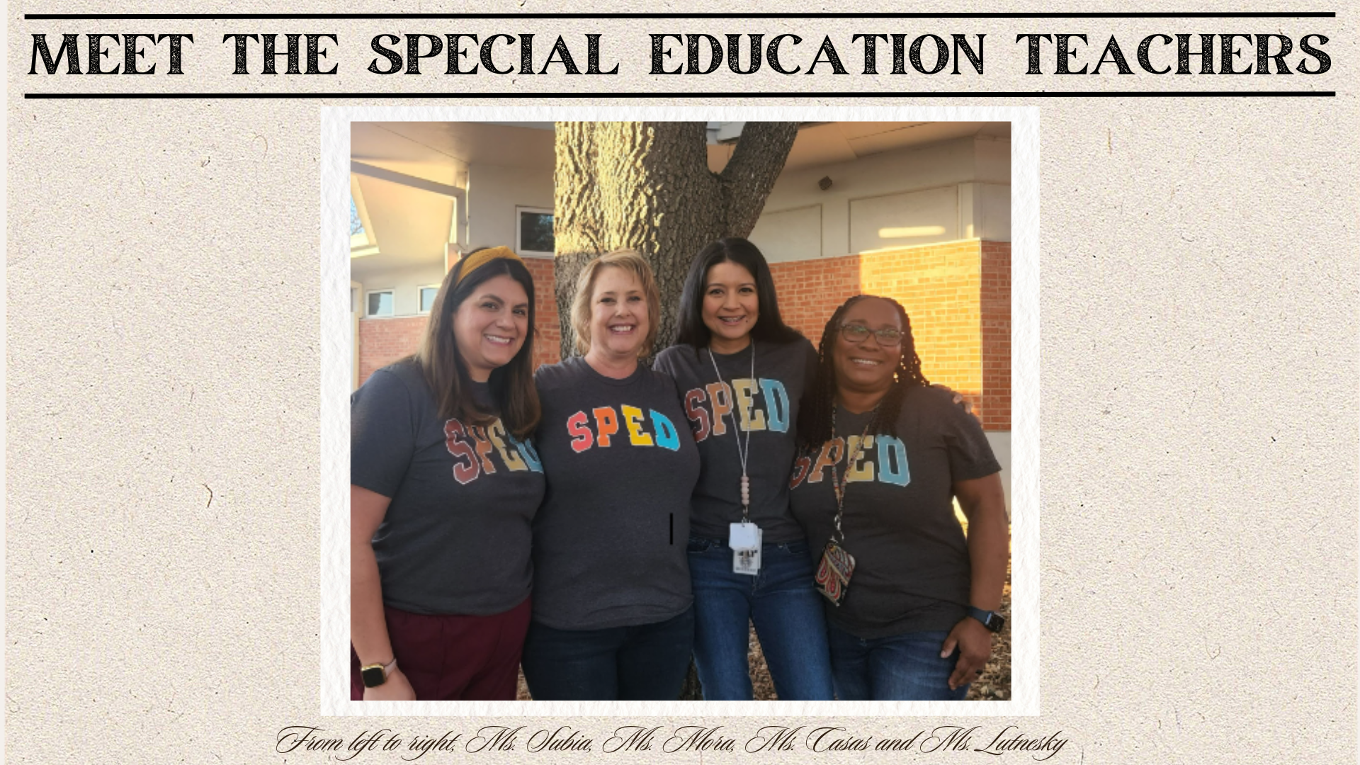 Picture of Spec Ed Team Teachers