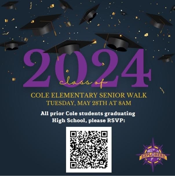 flyer for the 2024 senior walk 
