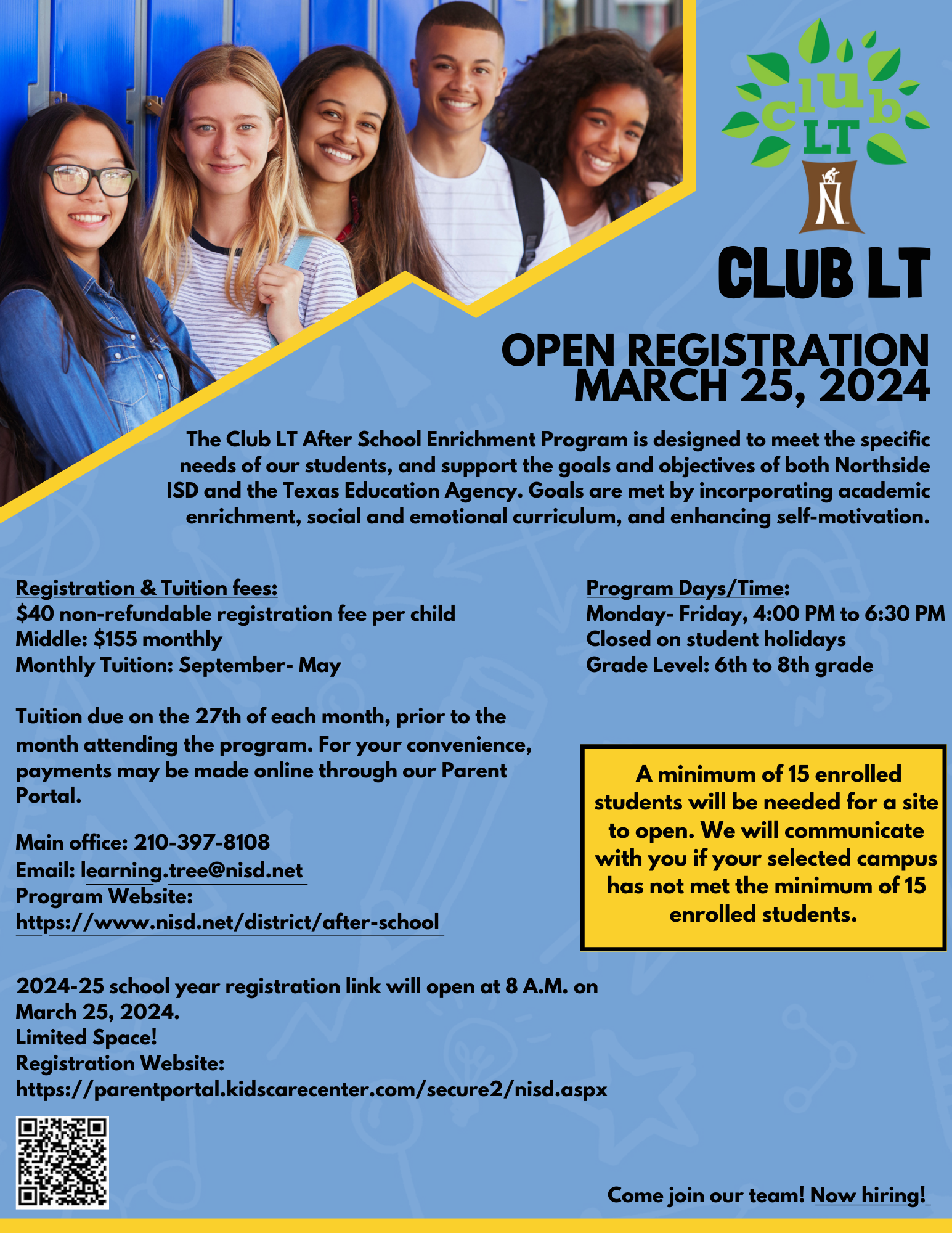 CLUB LT Registration open