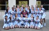 Group photo of the Clark High School cheer team