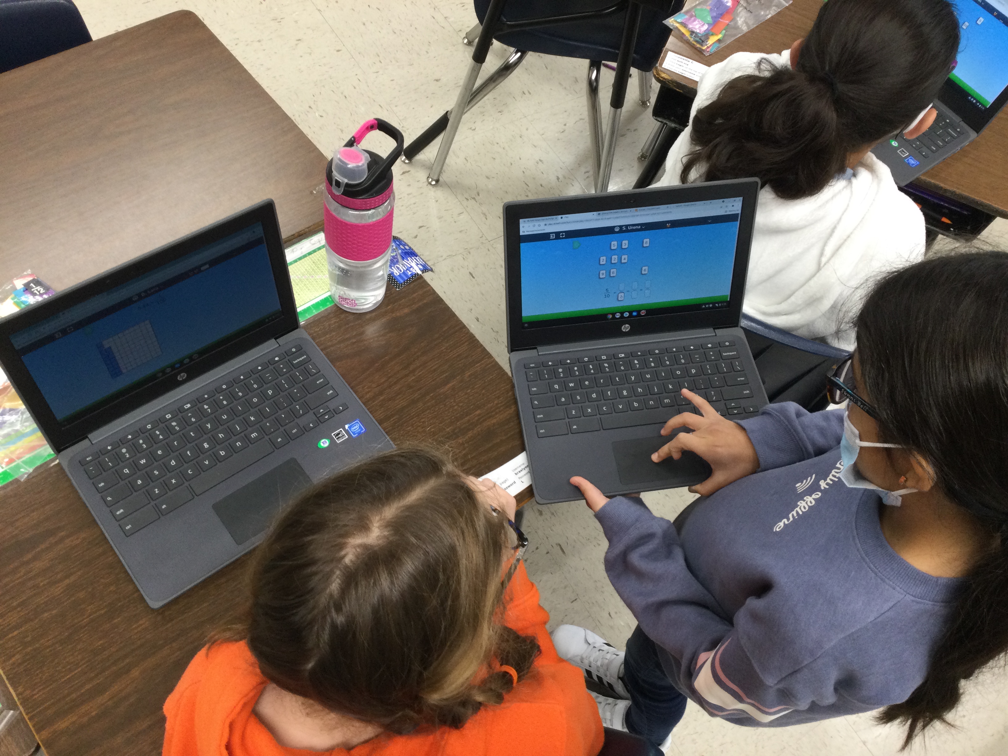 4th Grade students on STmath