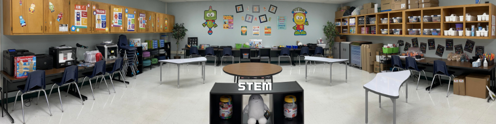 Panoramic of STEM classroom