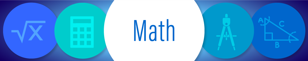 Math department banner