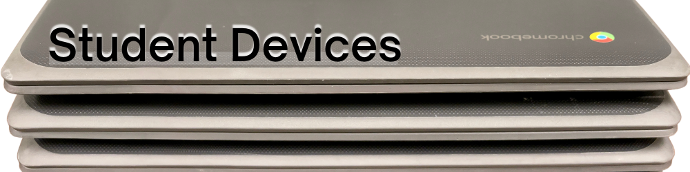 Student devices banner