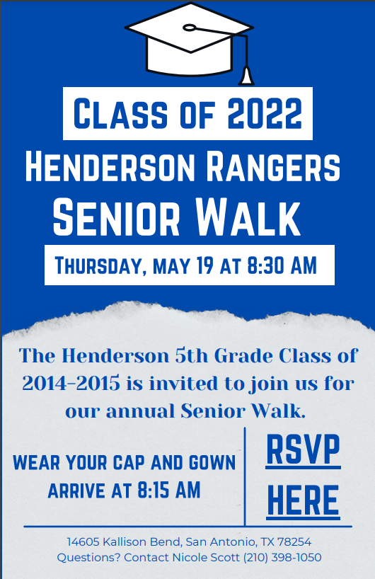 Henderson Elementary Senior Walk