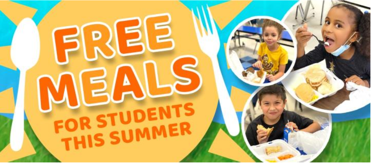 Free Meals for the students this summer.