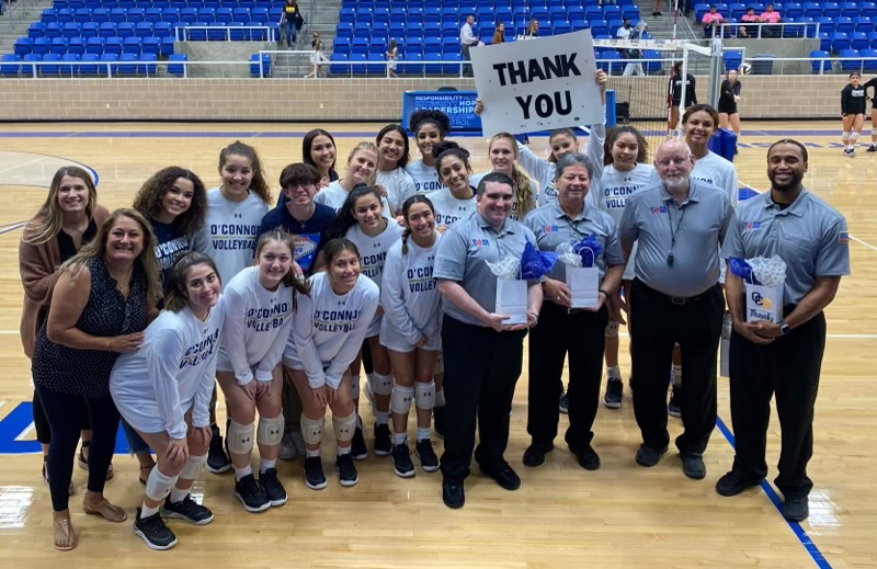 Volleyball Honoring Officials