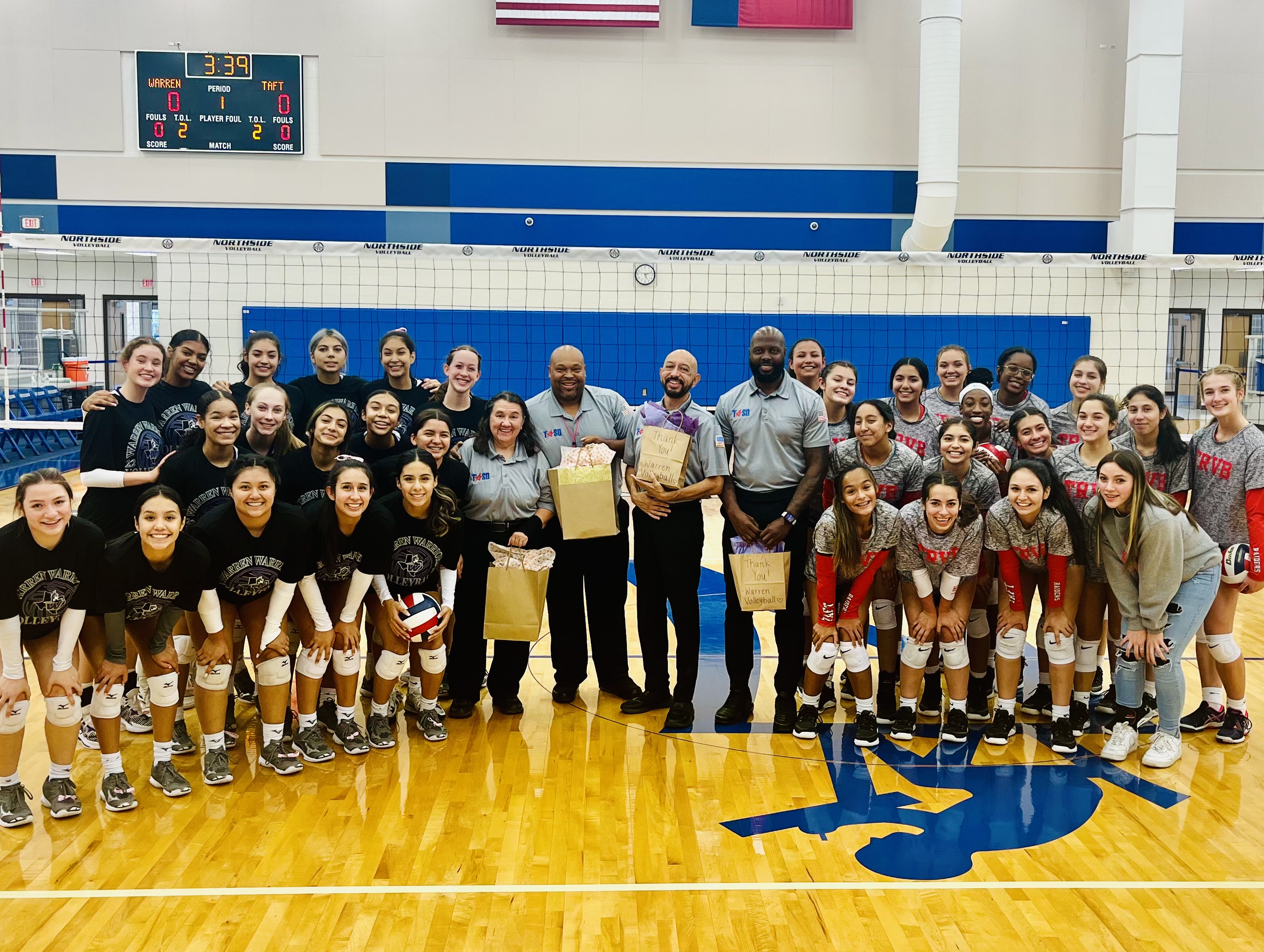Volleyball Honoring Officials