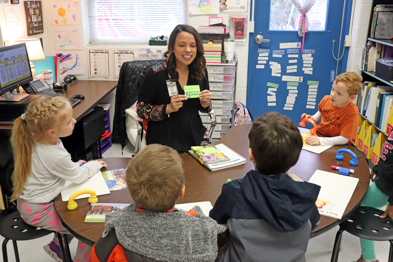 Teacher & students