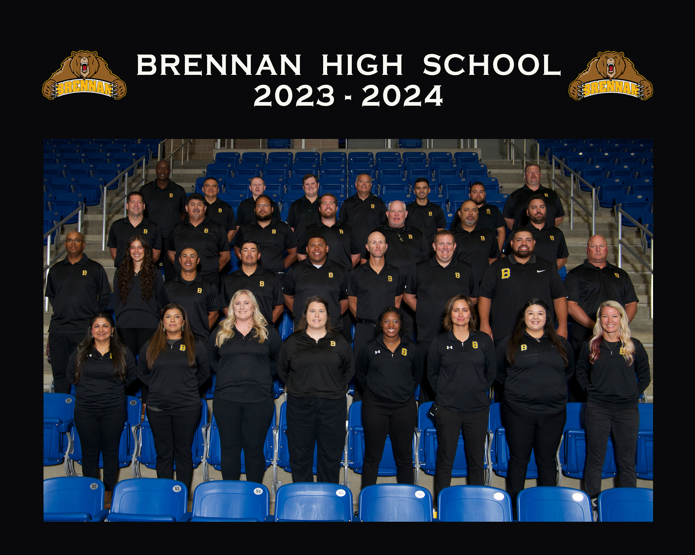 Brennan Coaching Staff 2023-2024
