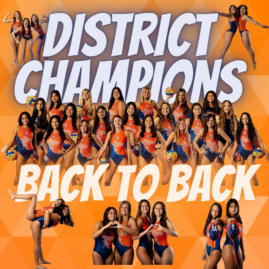 Brandeis Girls Water Polo District 26-6A Champions