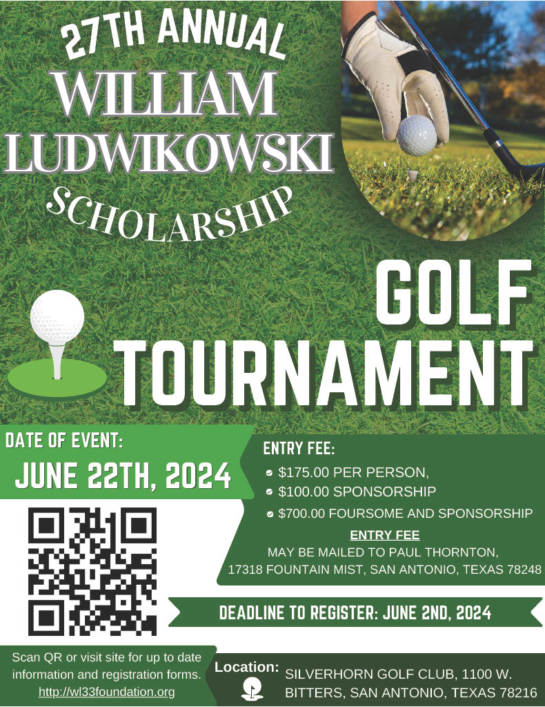 2024 golf tournament flyer