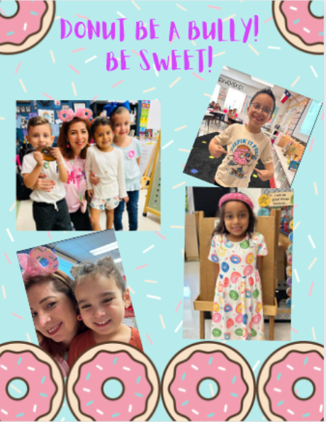 image of students and staff during no bullying at forester 