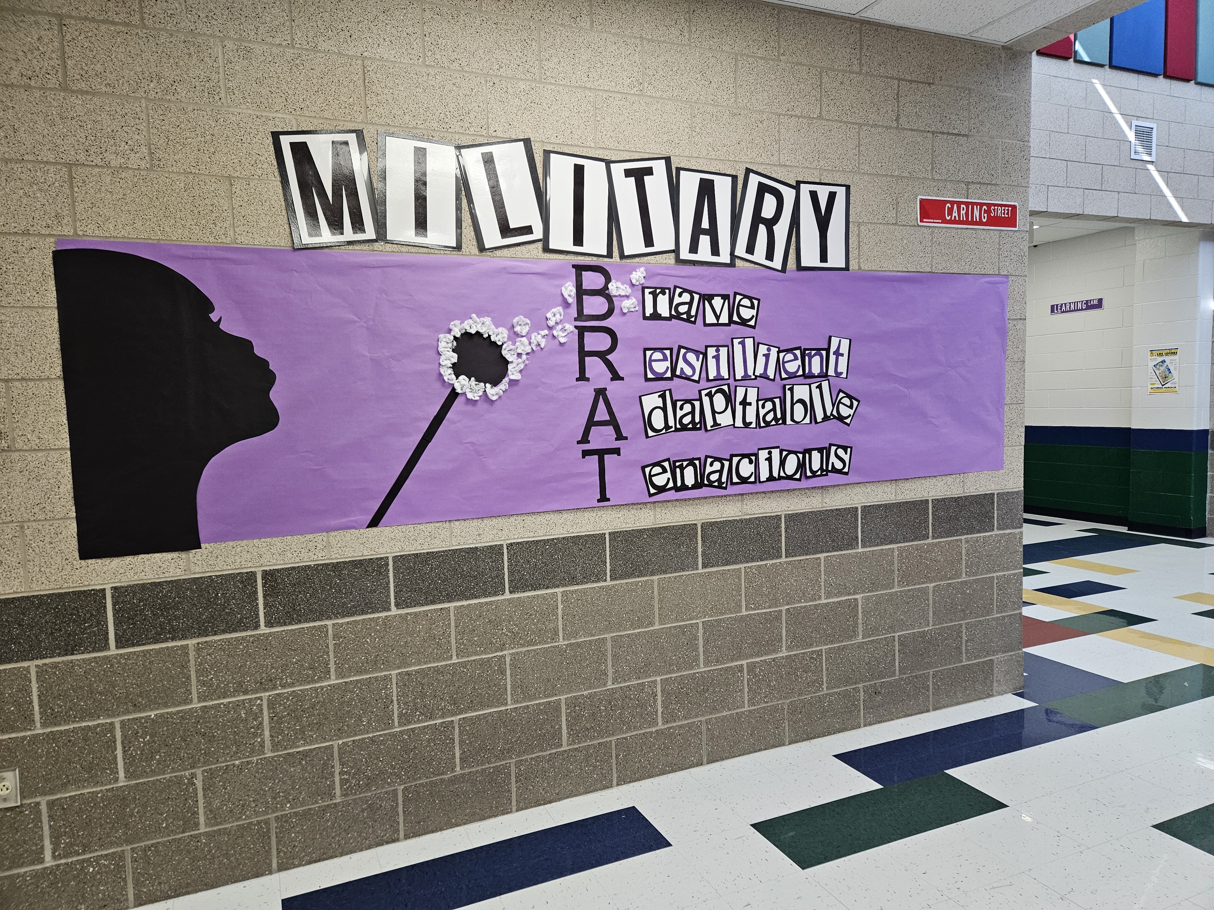 campus Military celebration front foyer