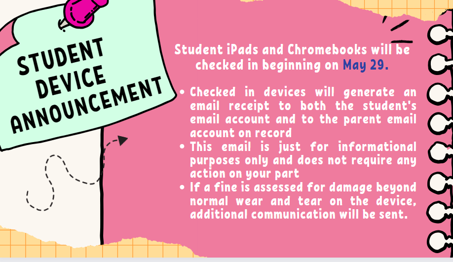 student device announcement