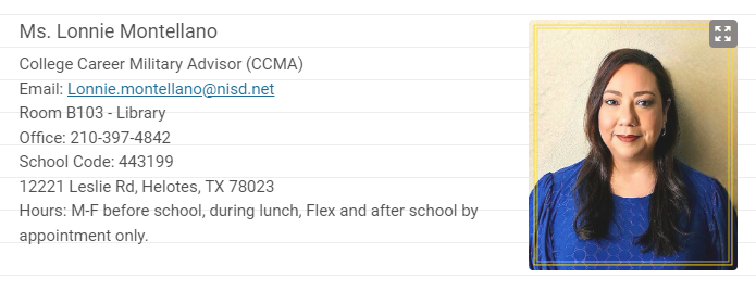 Lonnie Montellano's Information 