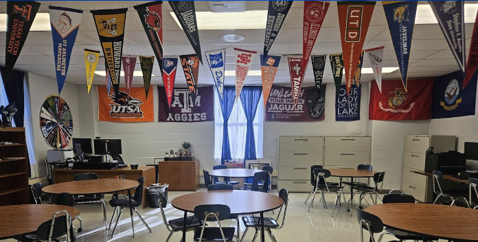 A picture inside the career center