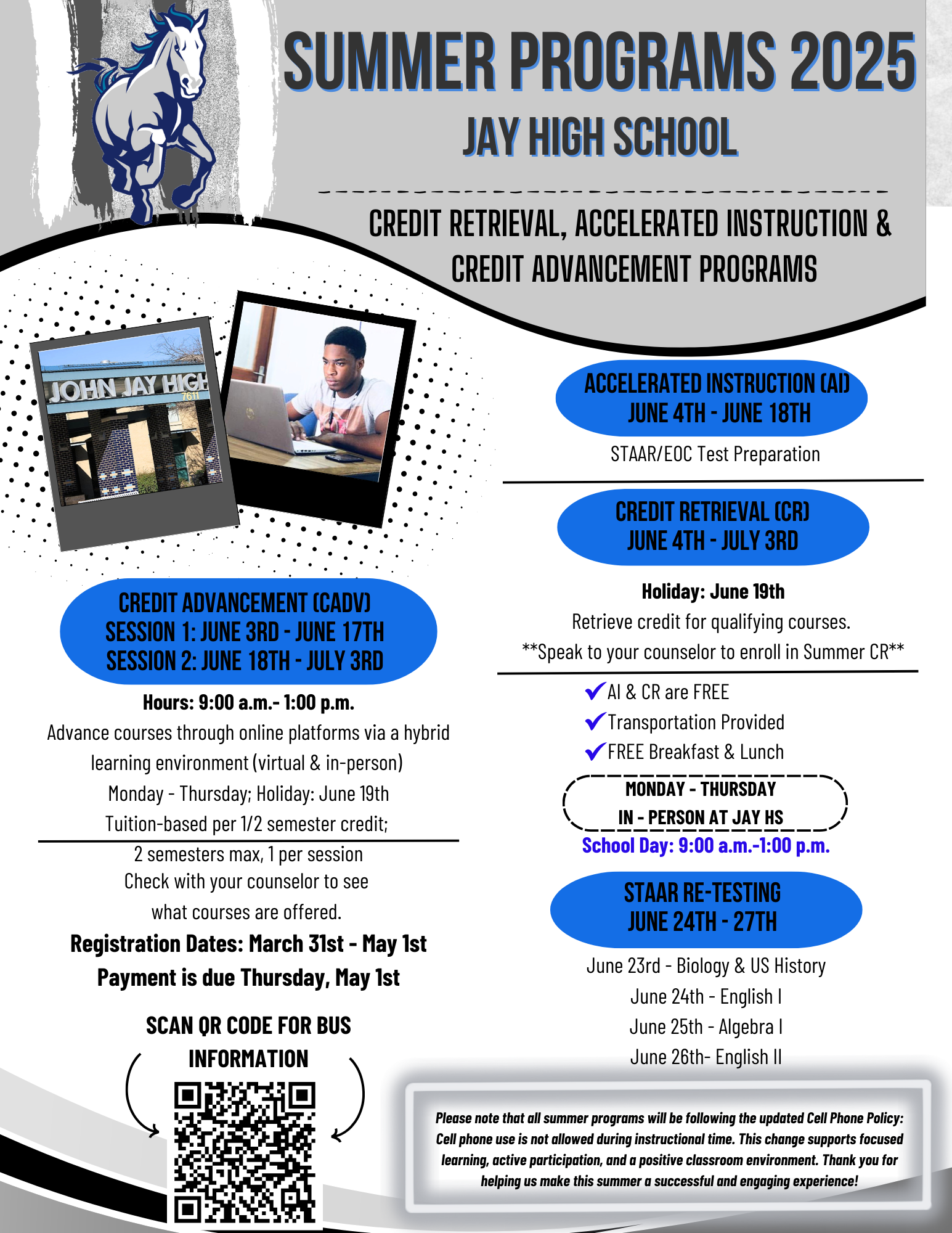 Summer Programs 2025 John Jay High School Northside Independent