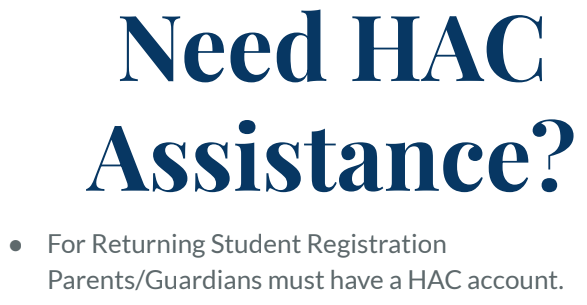 QR Code for HAC Assistance