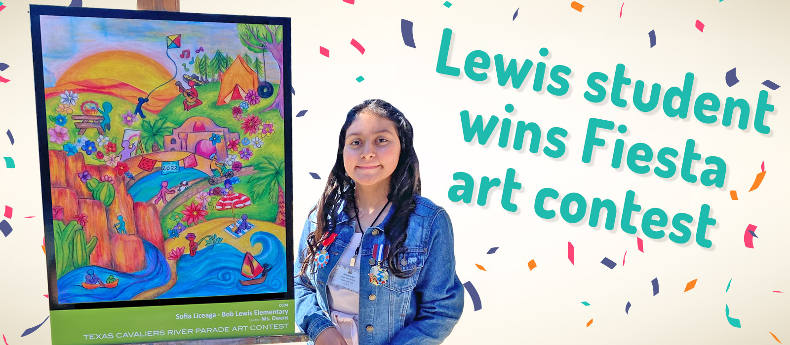 NISD student is big winner in Texas Cavaliers River Parade Art Contest