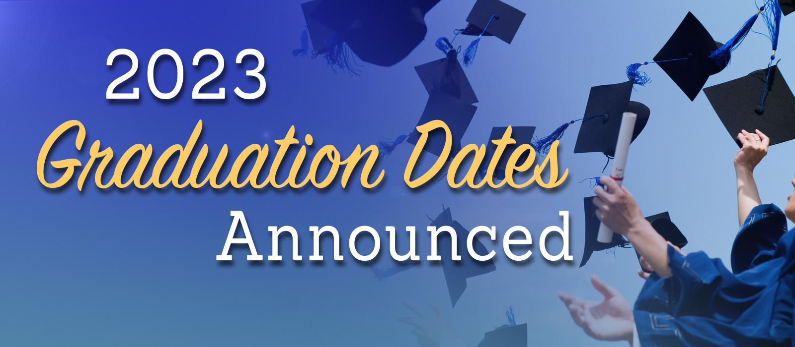 2023-2024 Graduation Schedule Announced