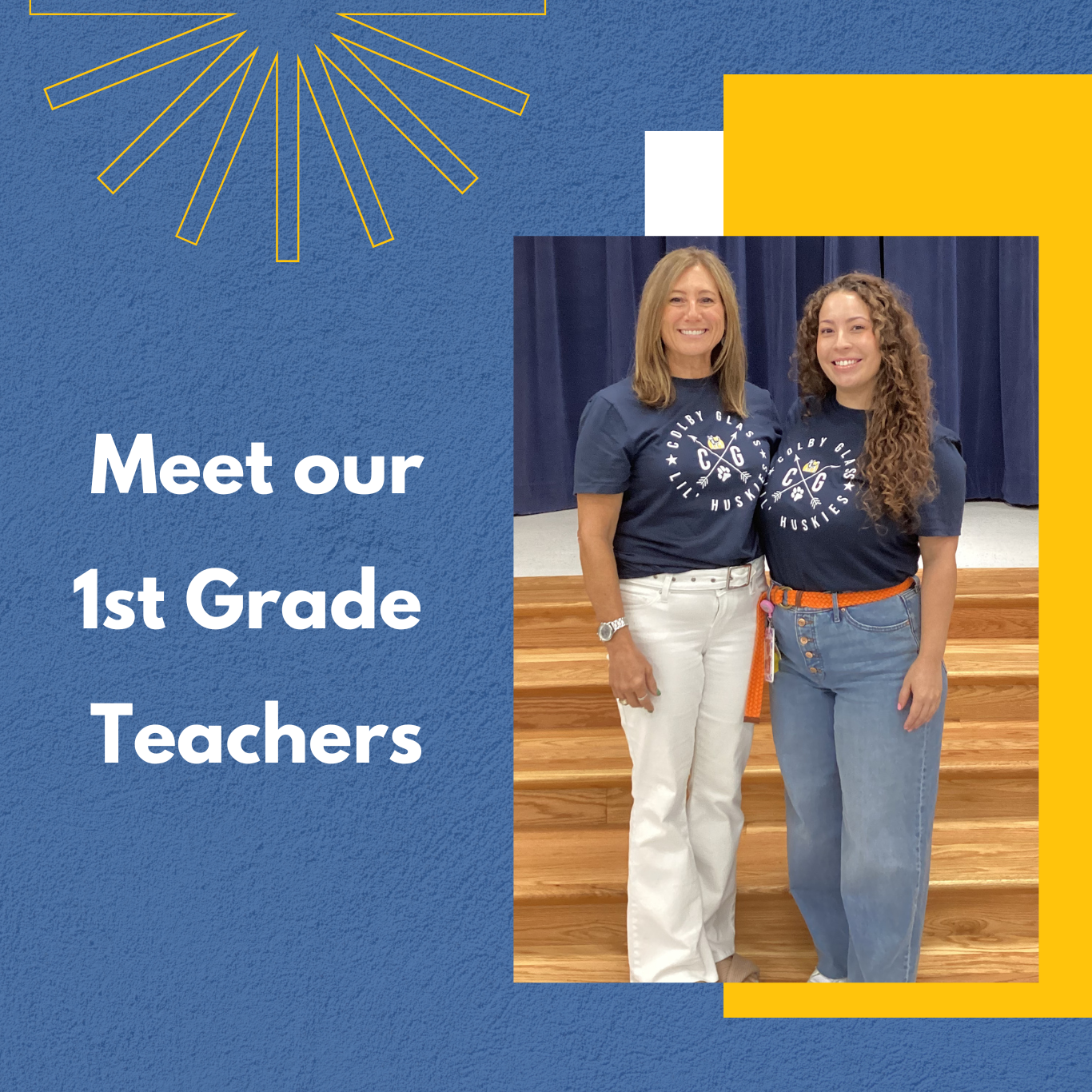 Picture and bios of first grade teachers