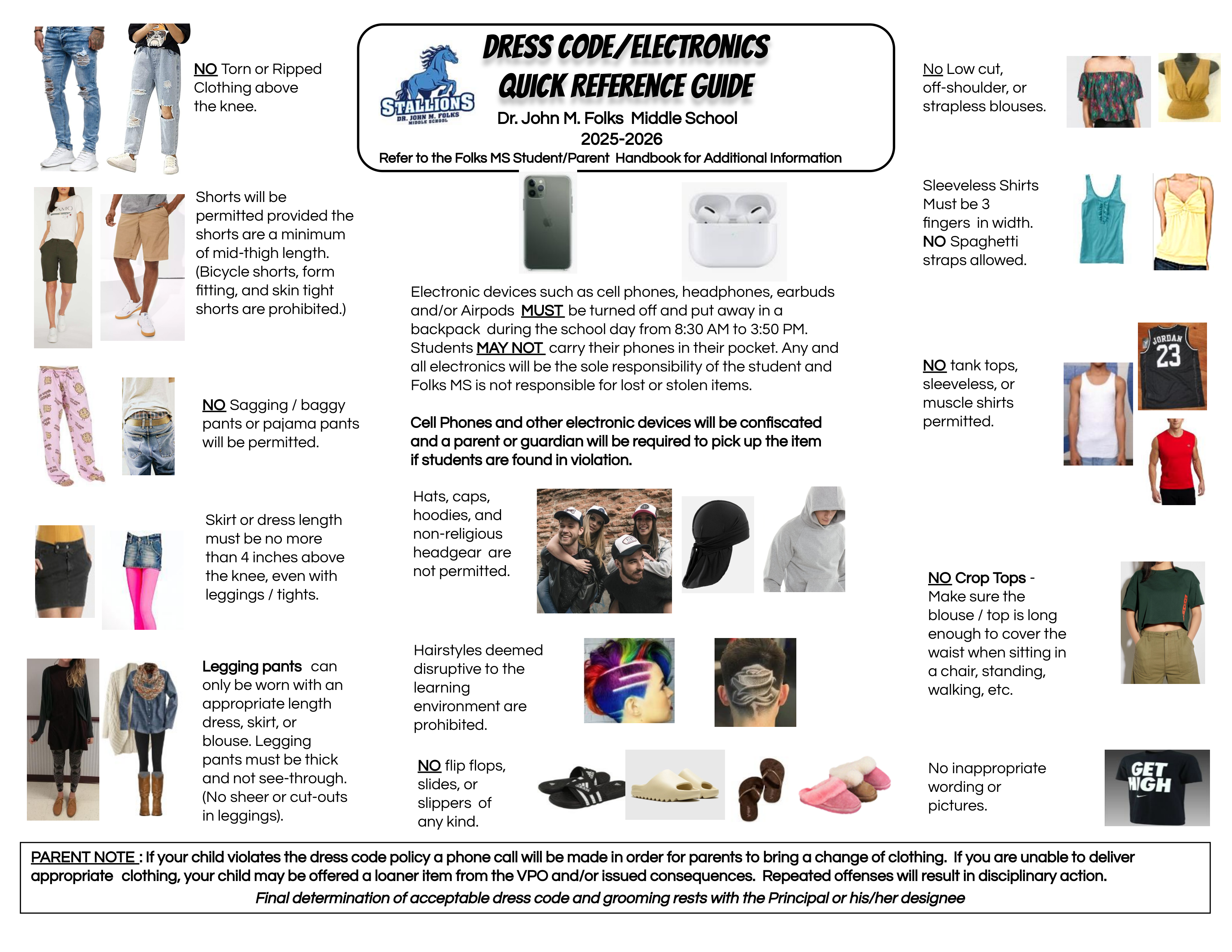 25-26 Stallions Dress Code