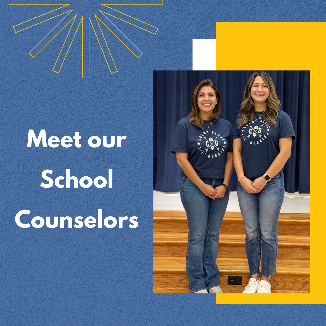 Profile picture and bio info of both Professional School Counselors
