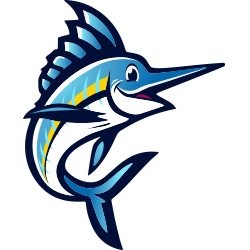 Fisher Marlin Mascot Logo