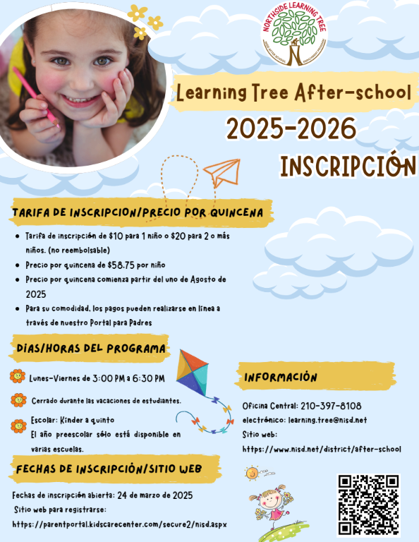 Spanish Learning Tree Flyer
