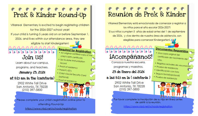 Prek and Kinder Roundup 