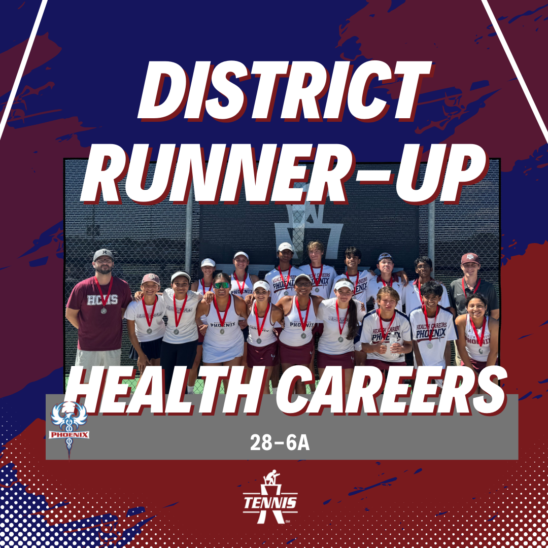 28-6A Health Careers  2025 Team Tennis District Runner Up