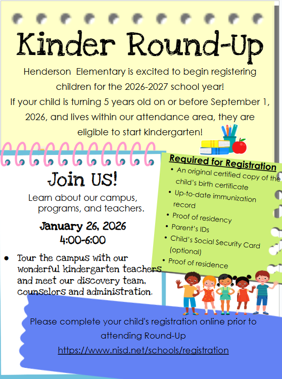 Kinder Round up : Flyer