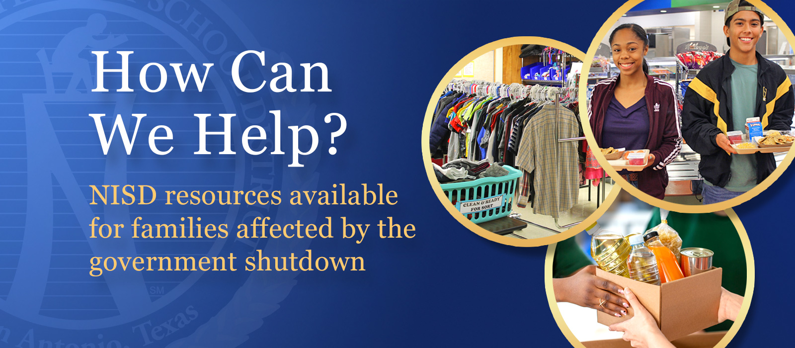 NISD offers assistance to families during government shutdown