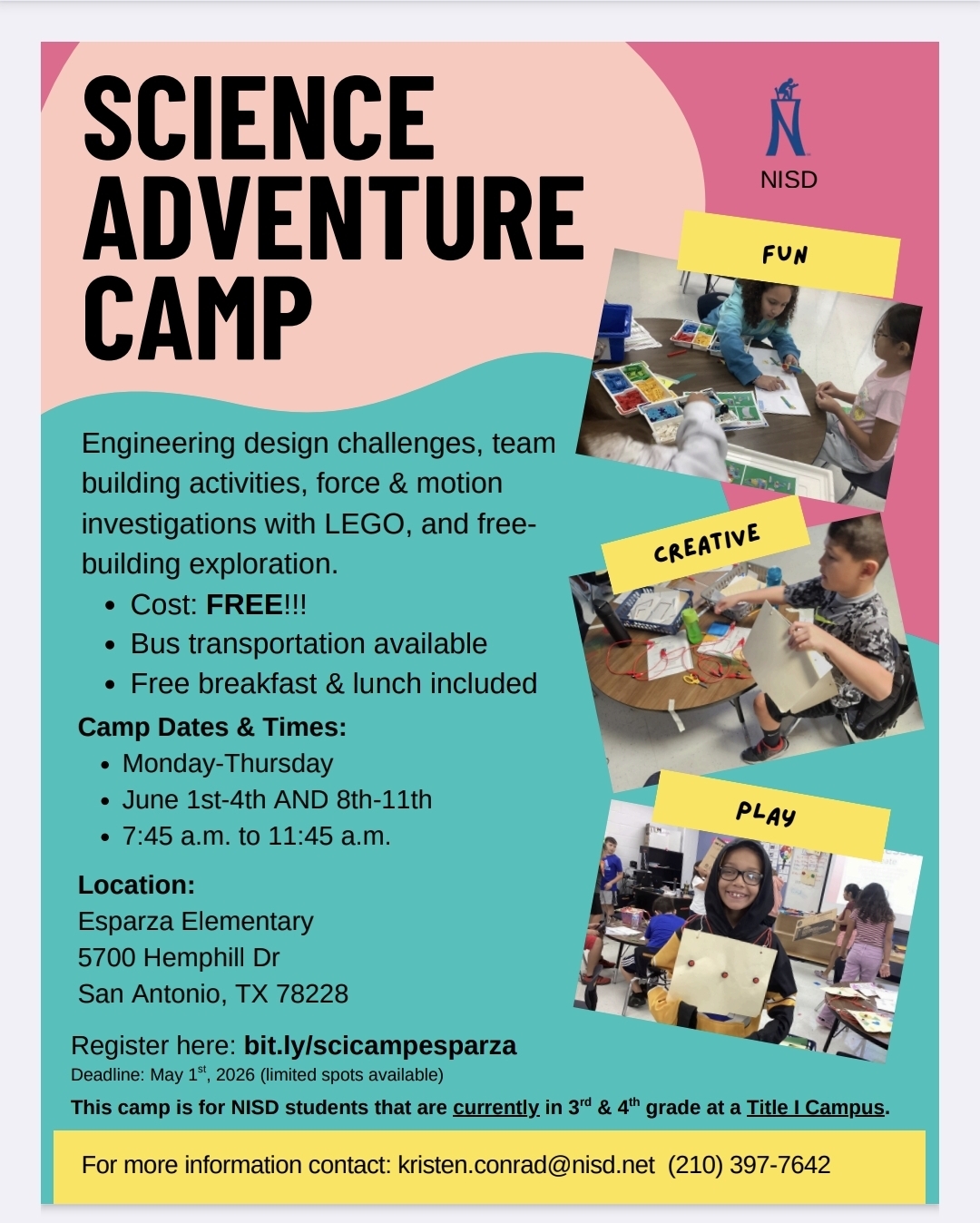 Science Adventure Camp English