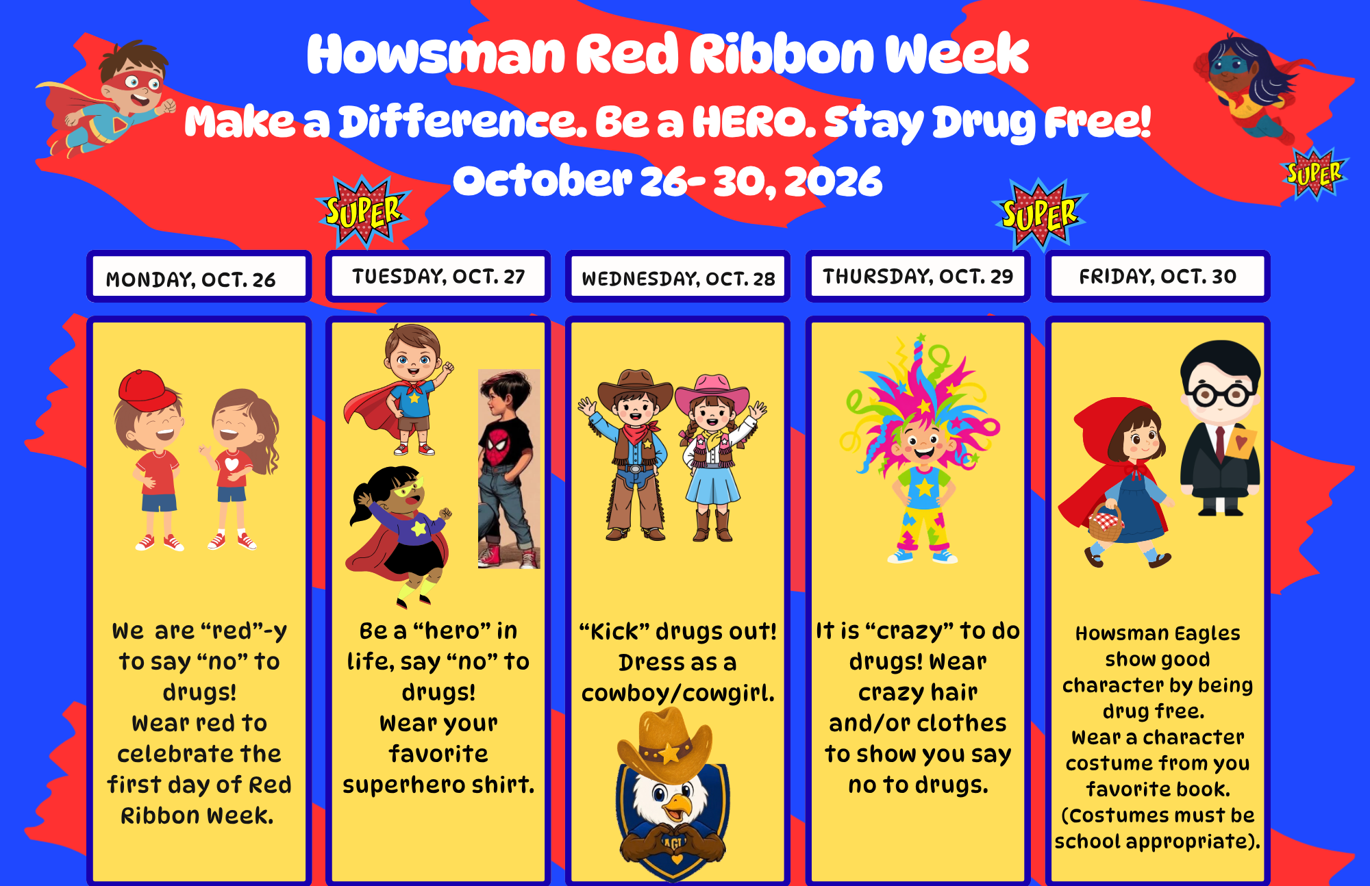 Red ribbon week - English