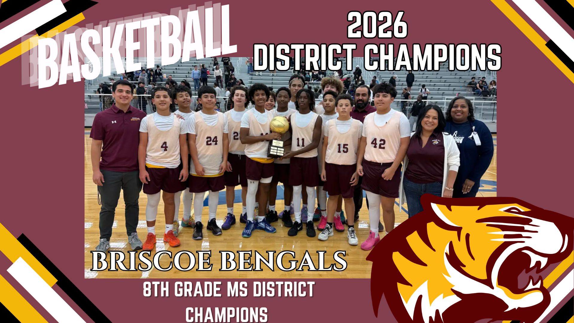 Briscoe Boys Basketball 8th Champions