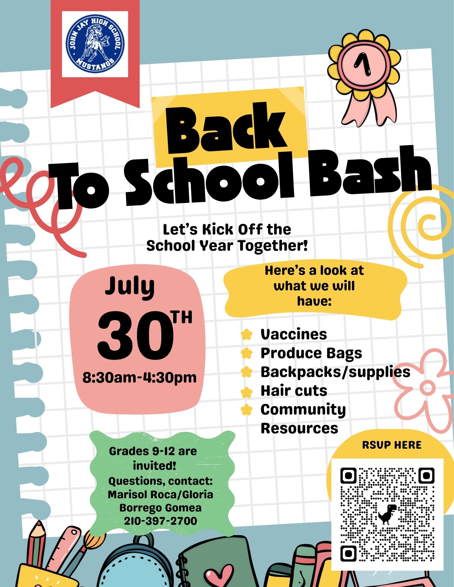 Back To school bash FLyer English