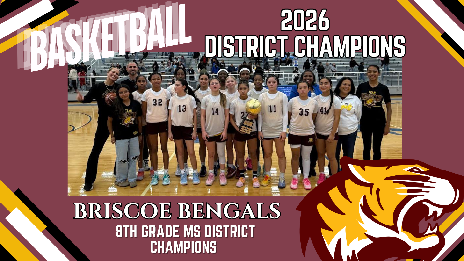 Brisoce Girls Basketball 8th Champions