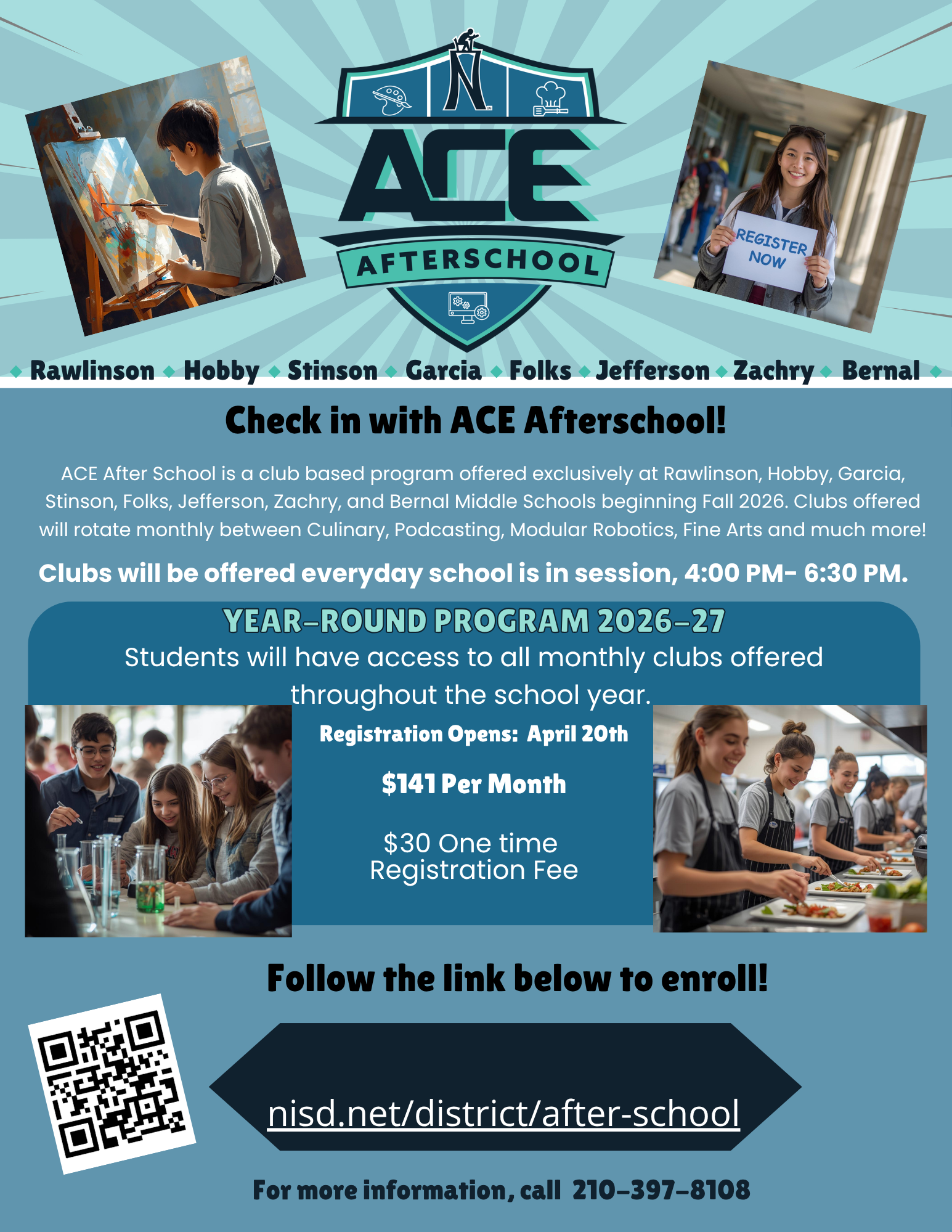 ACE after school flyer