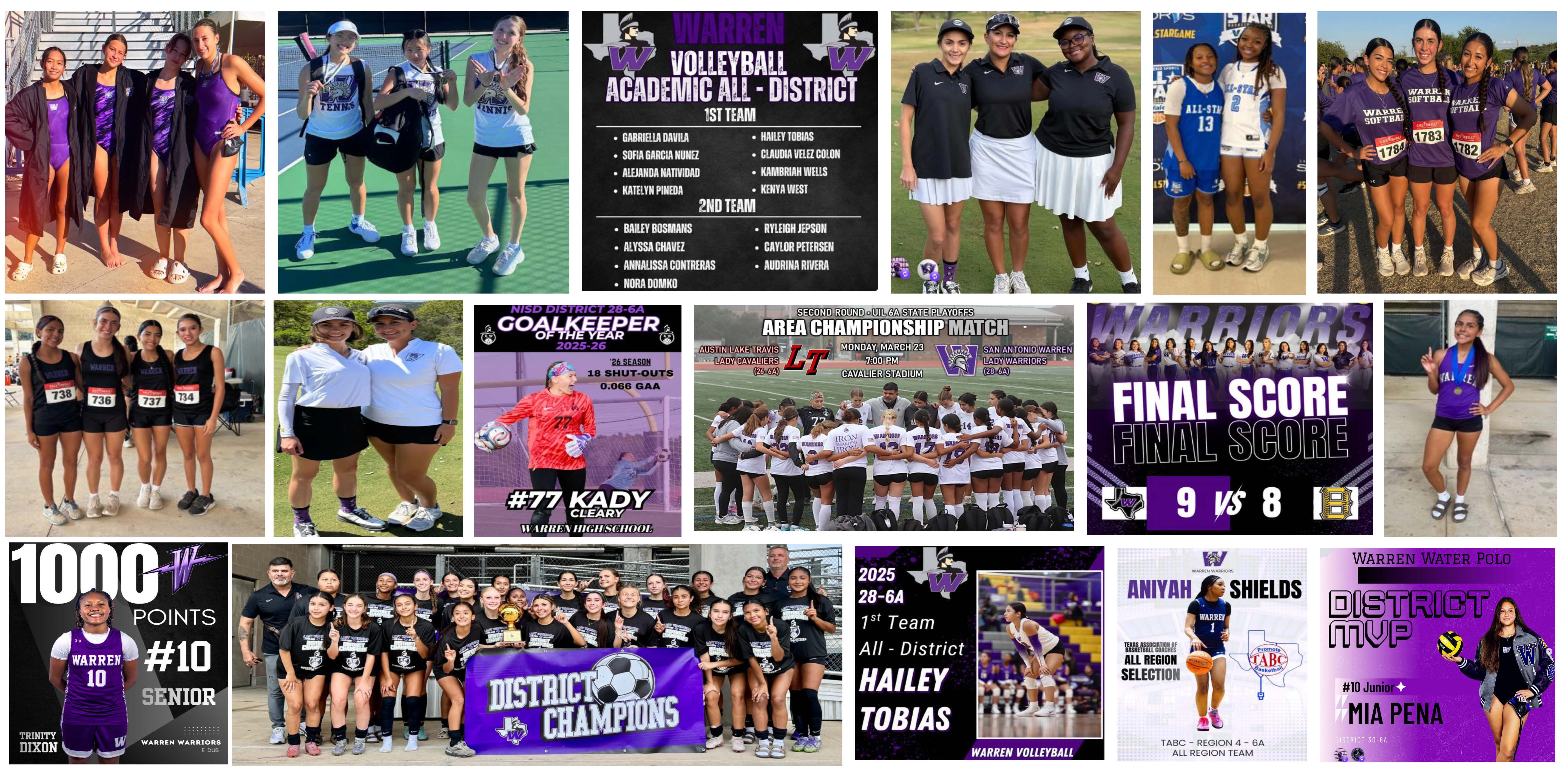 Warren sports collage 1