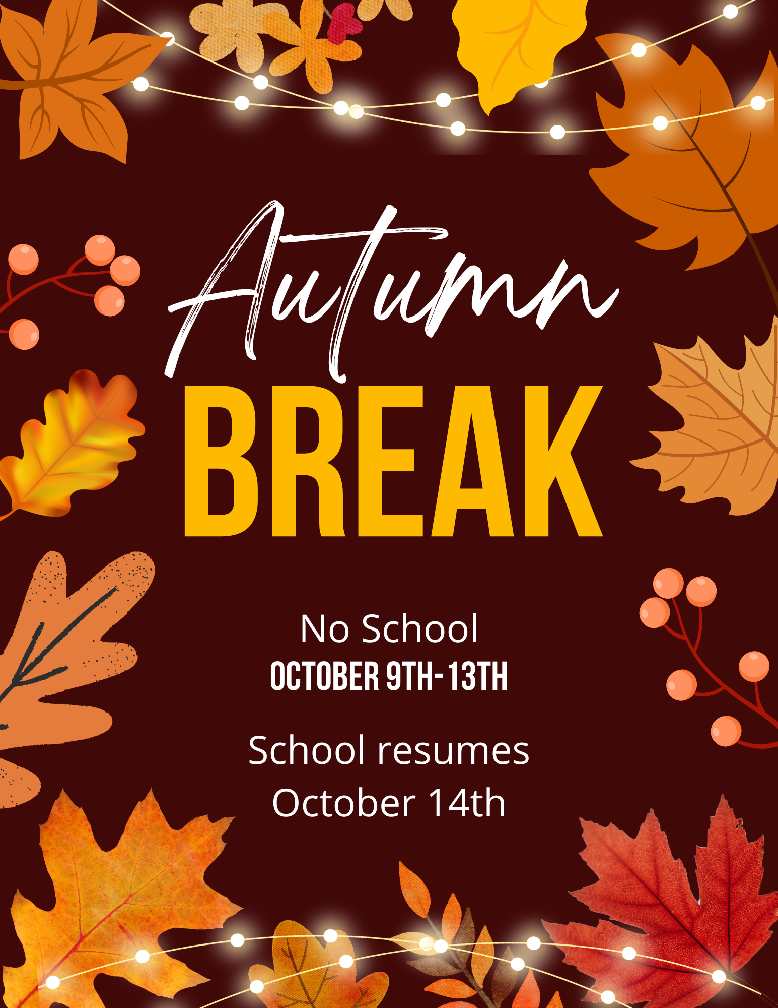 Autumn Break