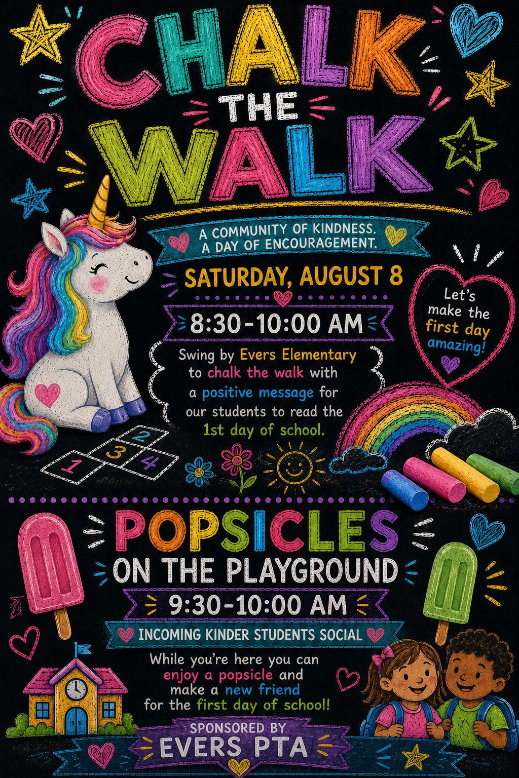 Chalk the walk