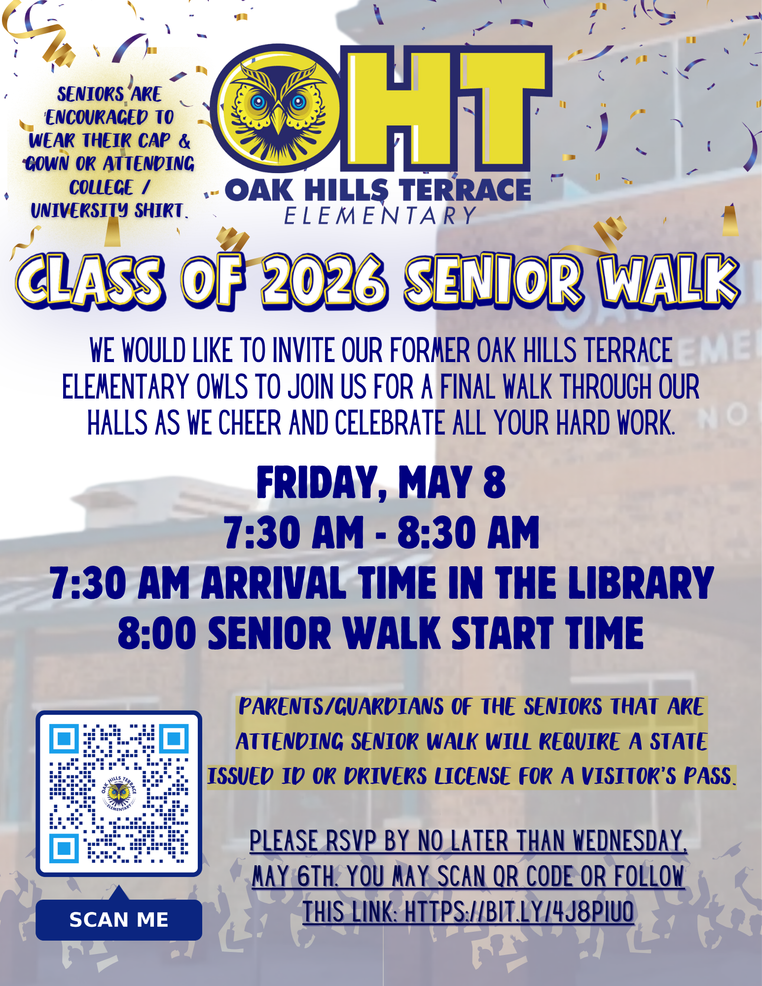 OHT Class of 2026 Senior Walk