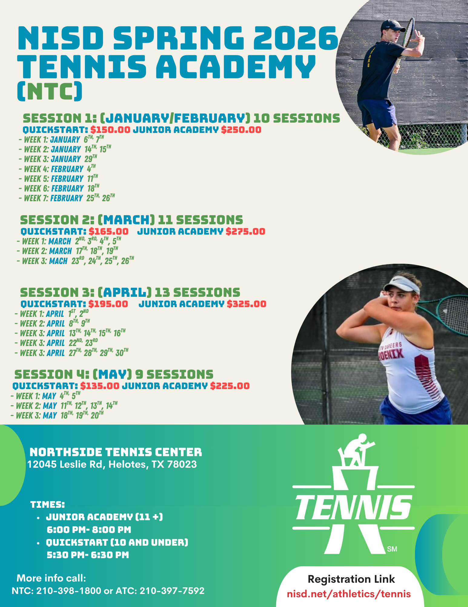 NTC Spring Tennis Academy