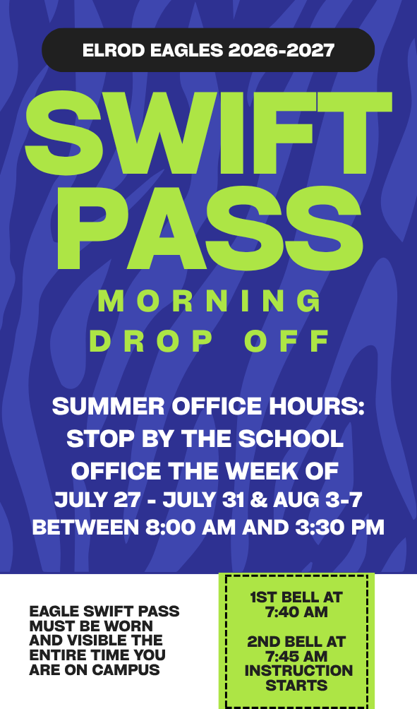 Eagle Swift Pass for 2026-2027 Morning Drop-Off