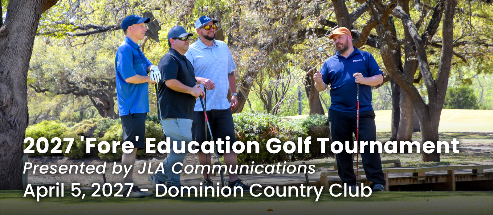 2027 NEF "Fore" Education Golf Tournament, April 5, 2027, Dominion Country Club