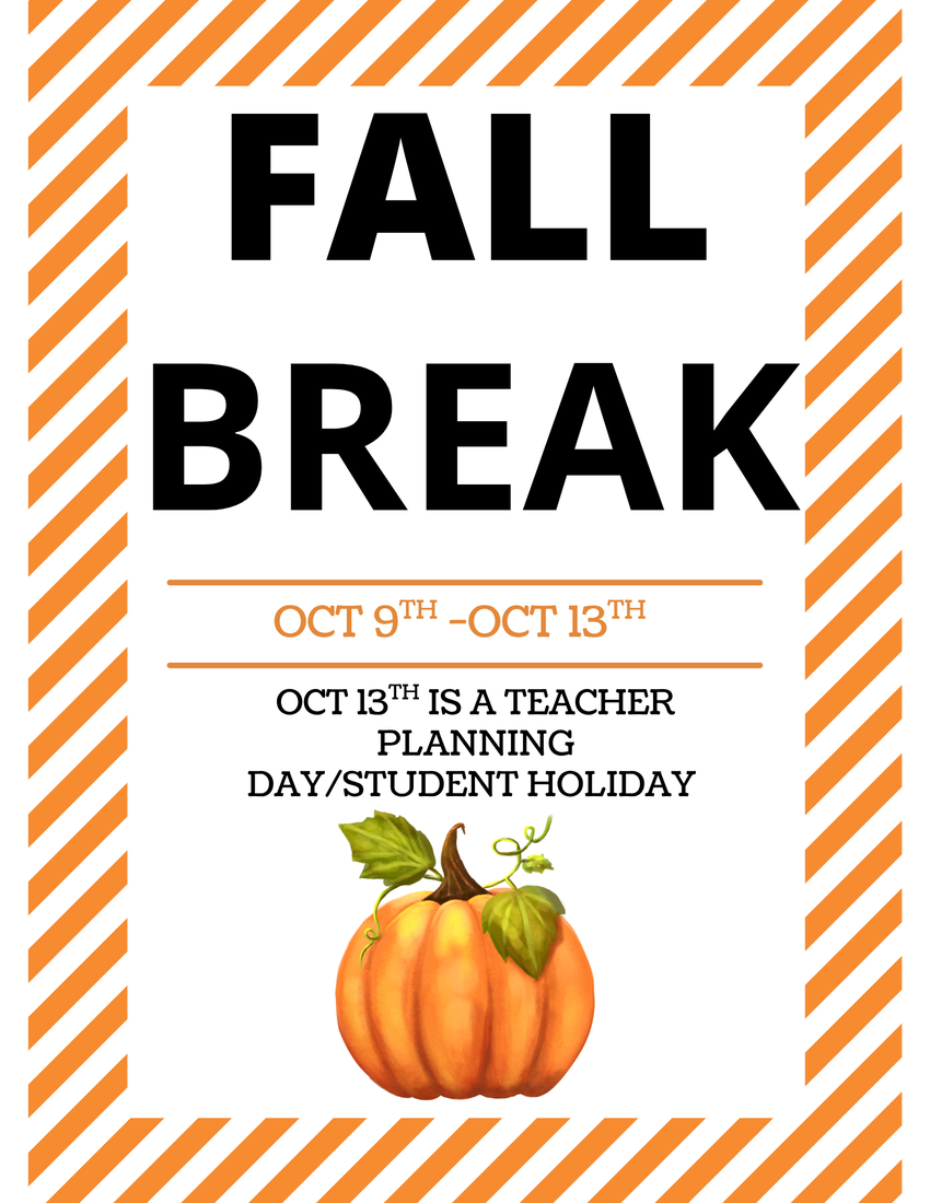 fall break flyer