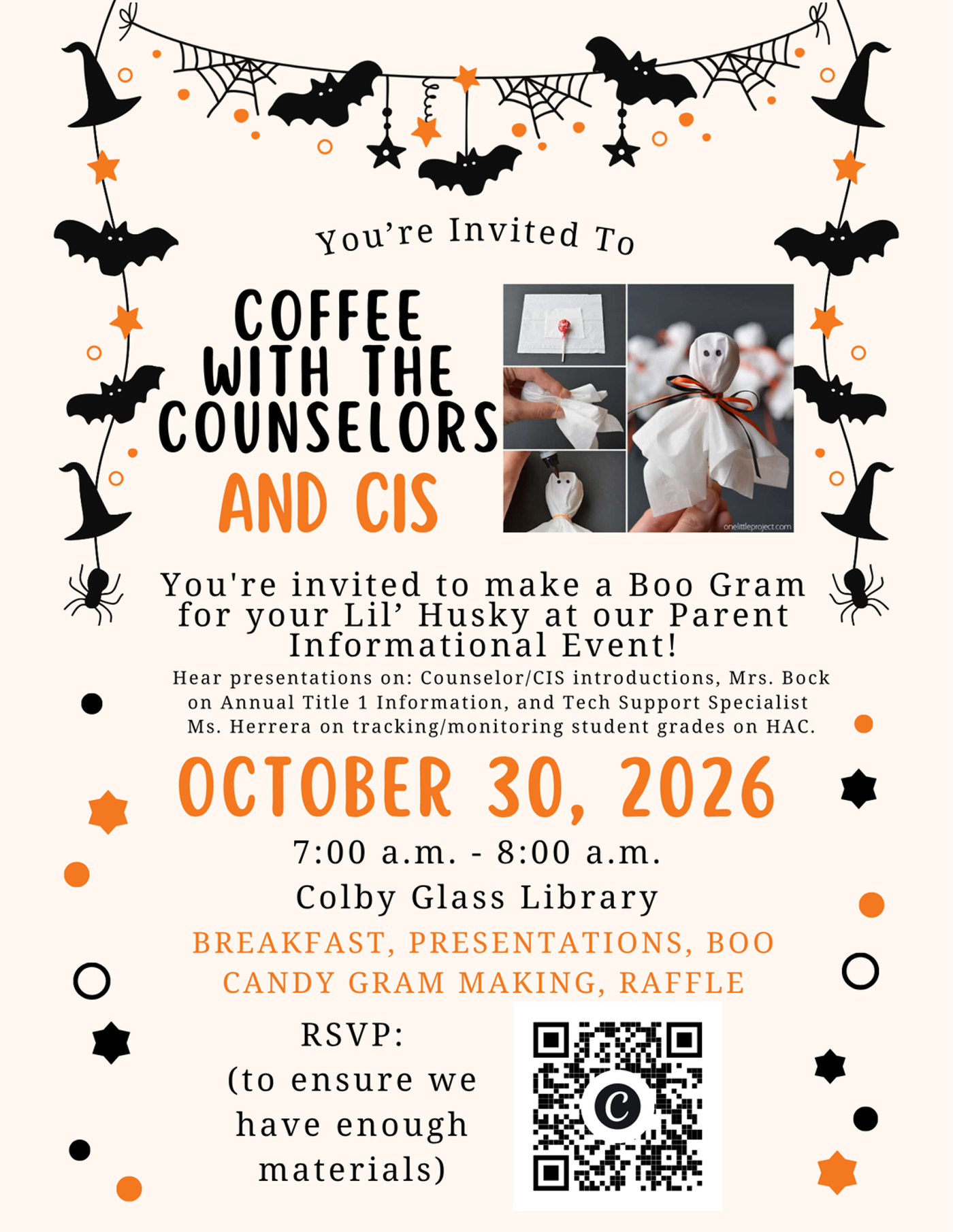 Flyer with event's details